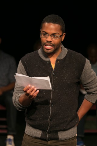 Harrison David Rivers at the PlayLabs Playwriting Fellows Showcase 2014