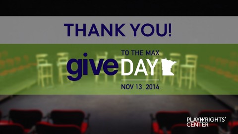 Give to the Max Day thank you