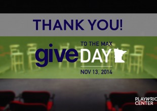 Give to the Max Day thank you